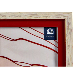 13X18CM RED EDGE NATURAL PHOTO HOLDER