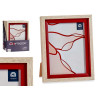PORTEPHOTO NATUREL REBORD ROUGE 15X20CM