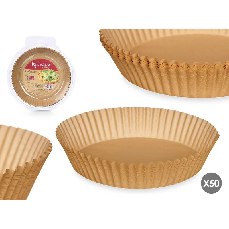 SET 50 PZ STAMPO CARTA FRIGGITRICE AD ARIA ROTONDO