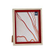 PORTEPHOTO NATUREL REBORD ROUGE 20X25CM