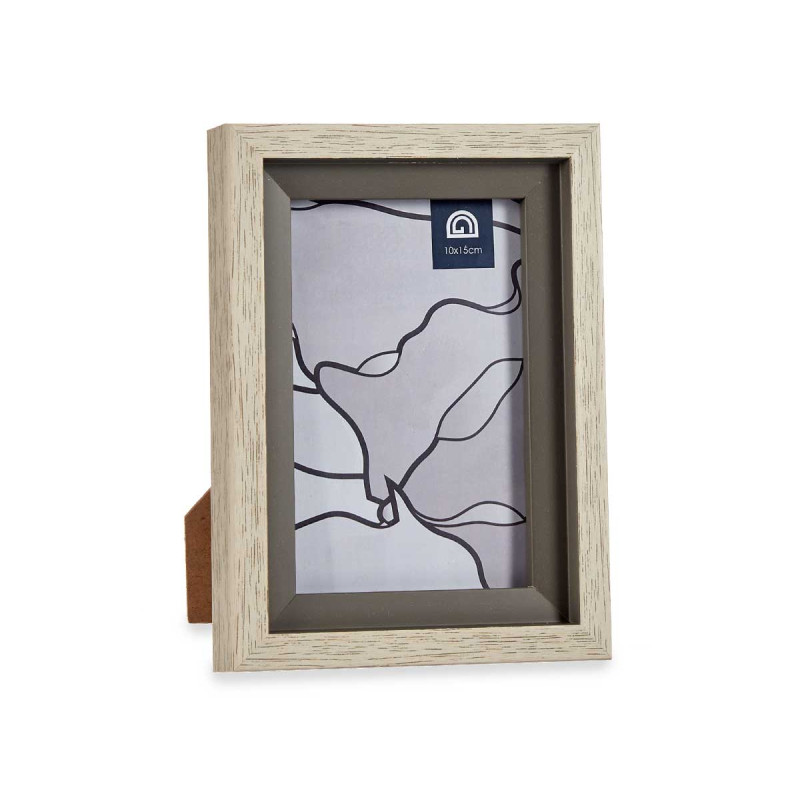 PORTEPHOTO NATUREL REBORD GRIS 10X15CM