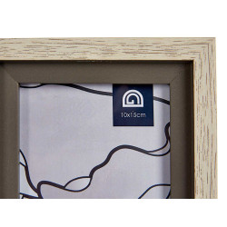 10X15CM GREY EDGE NATURAL PHOTO HOLDER