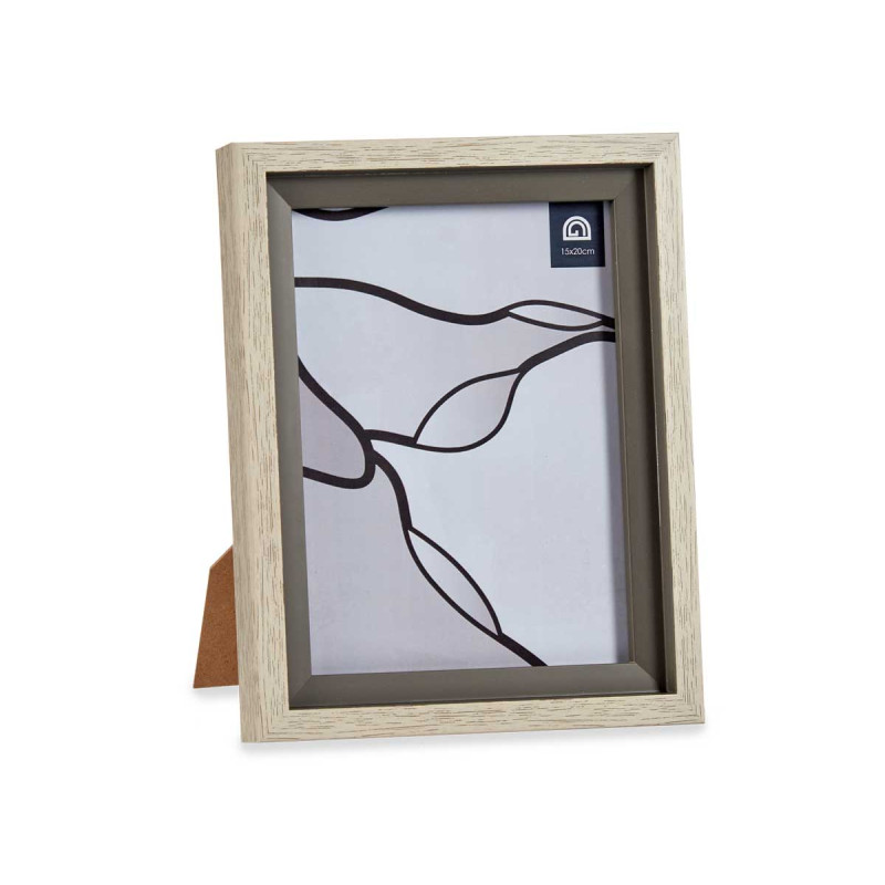 15X20CM GREY EDGE NATURAL PHOTO HOLDER