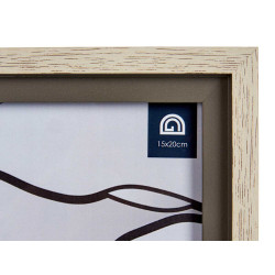15X20CM GREY EDGE NATURAL PHOTO HOLDER