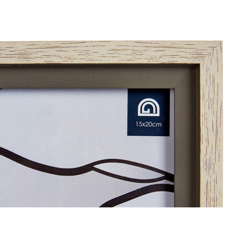 15X20CM GREY EDGE NATURAL PHOTO HOLDER