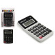CALCULADORA PEQ 2COL NEGRO BLANCO