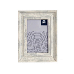 MOLDURA NATURAL BORDA PRATEADA 10X15CM 