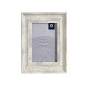10X15CM SILVER WOODEN EFFECT PHOTO HOLDER