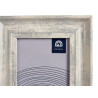 MOLDURA NATURAL BORDA PRATEADA 10X15CM 