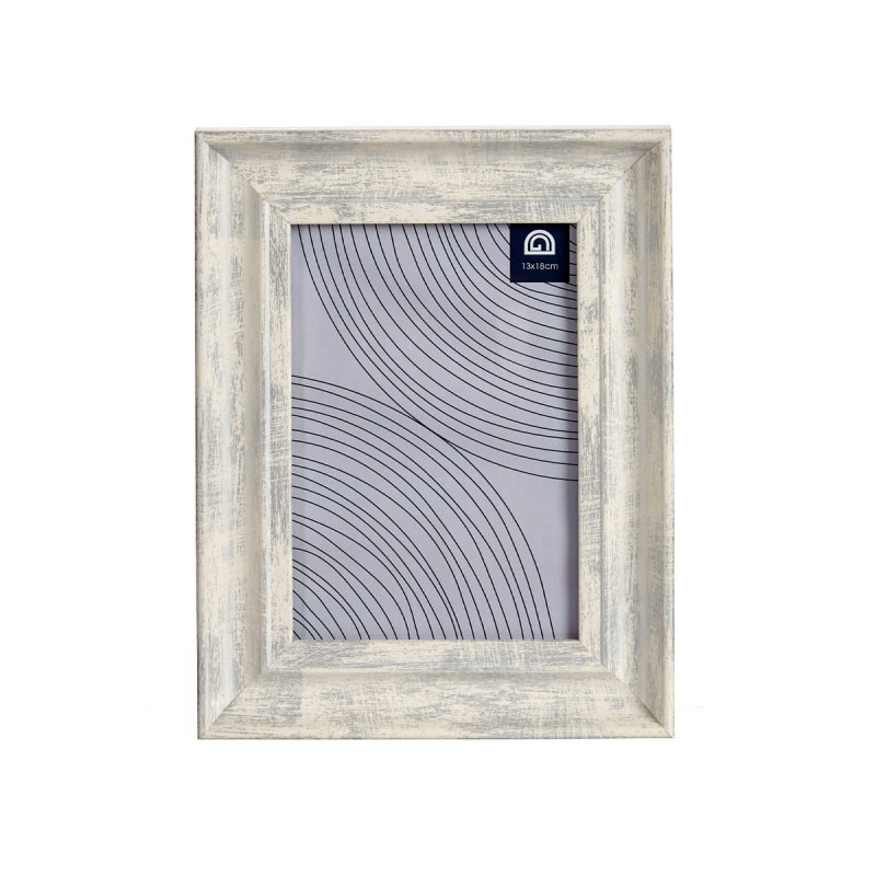 13X18CM SILVER WOODEN EFFECT PHOTO HOLDER