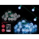 STRISCIA6M 30LED FREDDA BIANCA ESTERNO 8FUNZIONI