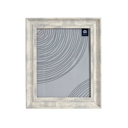 20X25CM SILVER WOODEN EFFECT PHOTO HOLDER