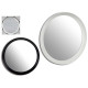MIROIR ROND 2 COUL MIX GR BLANC/NOIR