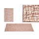 INDIVIDUAL RECTANGULAR PLÁSTICO ROSA