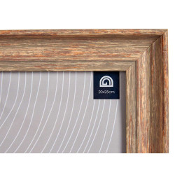 PORTAFOTOS EFECTO MADERA COBRE 20X25CM