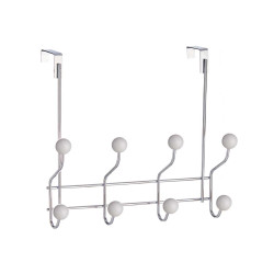 DOOR HANGER 8 HOOKS WHITE