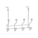 PERCHA PUERTA 8 GANCHOS BLANCO