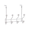 PERCHA PUERTA 8 GANCHOS BLANCO