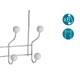 DOOR HANGER 8 HOOKS WHITE