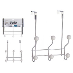 CABIDE DE PORTA 6 GANCHOS BRANCO 