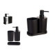 SET 3 PCS BAIN PLASTIQUE NOIR