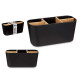 ORGANISEUR CARRÉ 5 COMPARTIMENTS BAMBOU NOIR