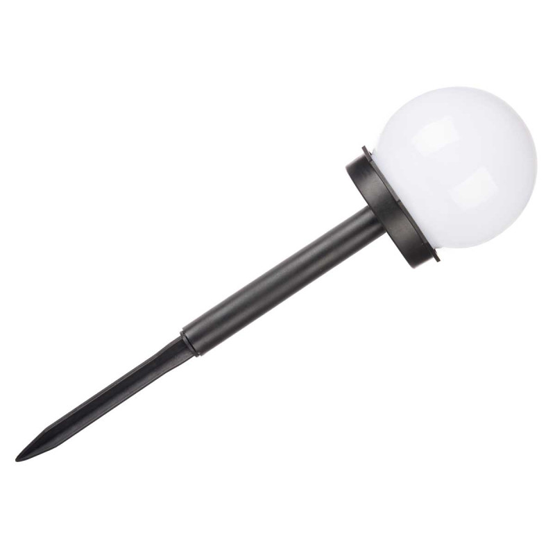 BALISE SOLAIRE BOULE LUMIERE BLANCHE 10 CM