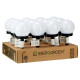BALISE SOLAIRE BOULE LUMIERE BLANCHE 10 CM