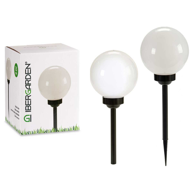 PALLA LAMPEGGIANTE IN PLASTICA SOLARE 15CM