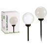 BALIZA SOLAR PLASTICO BOLA 15CM 