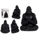 GORILA YOGA MÃOS JUNTAS PRETO 