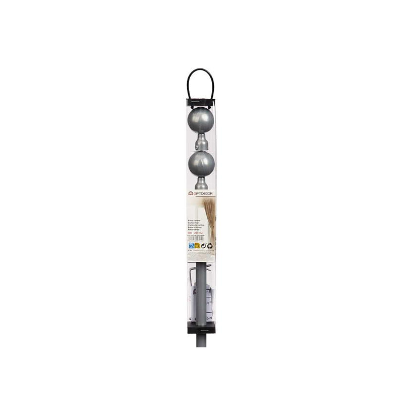 BARRA TENDA ARGENTO 120-210 CM ASS 4 PUN