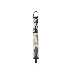 BARRA CORTINA NEGRO 170 320CM SURT 4 PUN