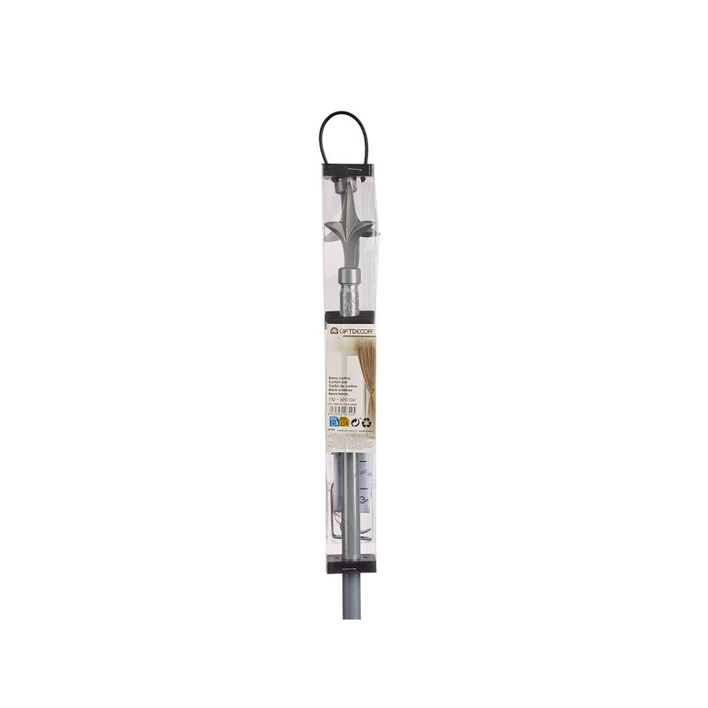 BARRA CORTINA PLATA 170 320CM SURT 4 PUN