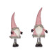 FOLLETTO ROSA CON CAPPELLO DI LANA 90CM