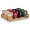 BICCHIERE ESPRESSO 300ML ASSORT 4 COLORI NEUTRI
