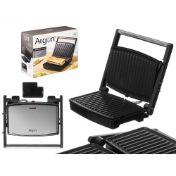 GRIGLIA DOPPIA PRESSIONE GRD ACCIAIO NERA 1500W