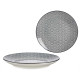 PLATO POSTRE 20CM ONDA JAPONESA NEGRO