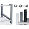 SAPATEIRO PARA 15 PARES SORT 3 CORES