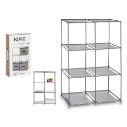 ORGANIZADOR 6 ESPAÇOS CINZENTO 