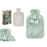 BOUILLOTTE À EAU 1.8L VERT HOUSSE À POILS