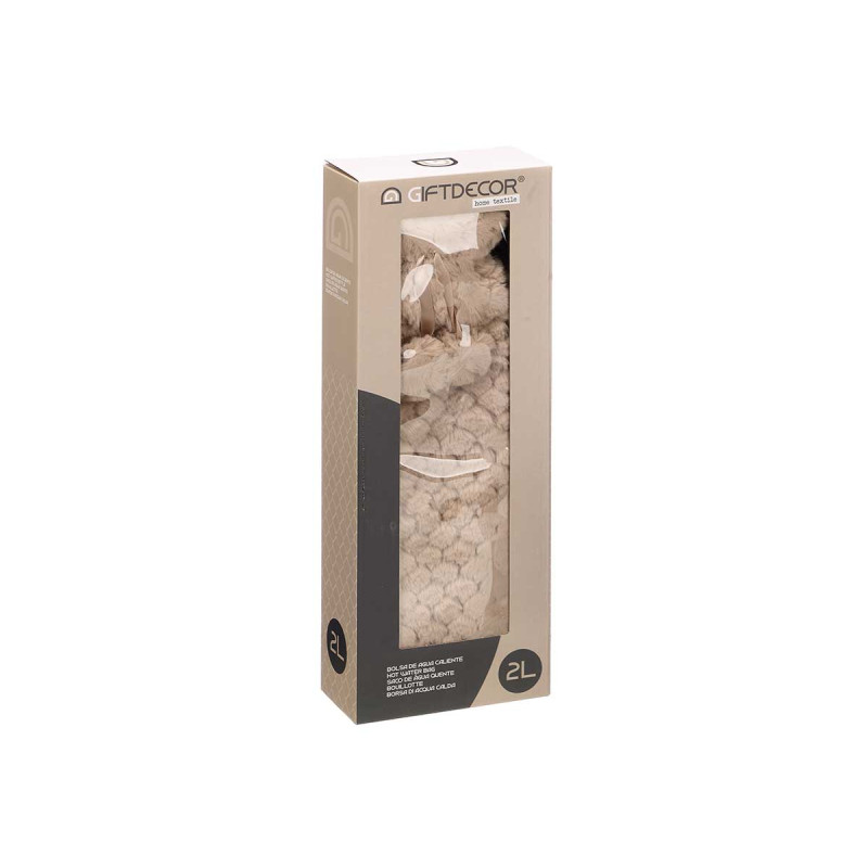 BOLSA AGUA LARGA 2L FUNDA PELO BEIS