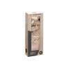 BOUILLOTTE À EAU LONG 2L BEIGE HOUSSE À POILS