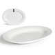 ASSIETTE OVALE BLANC