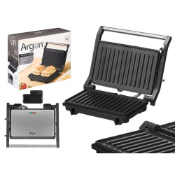 GRIGLIA DOPPIA PRESSIONE MEDIA NERA 1000W