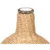 GARRAFA VIDRO 30CM ESPARTO