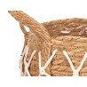 POT SPARTE 20CM OVALE AVEC POIGNÉES EN MACRAMÉ