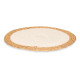 TAPIS DE TABLE SPARTE SPIRALE TISSU BLANC 35CM