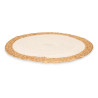 SOTTOPENTOLA SPARTO SPIRALE TESSUTO BIANCO 35CM
