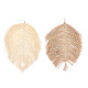 PALM LEAF PENDANT LARGE 2 COLOURS ASSORT